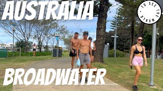 BROADWATER PARKLANDS SOUTHPORT GOLD COAST  AUSTRALIA  Virtual Walk [upl. by Gothard]