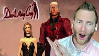 THIS IS DEVIL MAY CRY First Time Playing Devil May Cry 1 pt1 [upl. by Fernald]