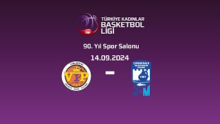 Yalova Vip  JampM Çanakkale Belediyespor TKBL 1Hafta [upl. by Rengia]