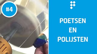 Epoxy polijsten met horizontale polijstmachine  Resin Art [upl. by Adnahs]