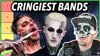 CRINGIEST Metal Bands RANKED Slipknot Motionless In White Five Finger Death Punch amp More [upl. by Arundell]