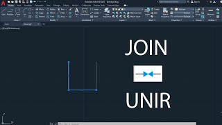 Unir líneas en AutoCAD en EspañolIngles [upl. by Nadbus838]