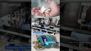 How to packing snus into doypack premade pouch [upl. by Shelba]