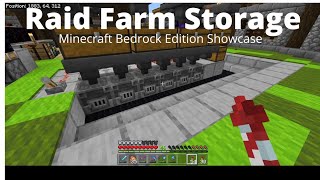 Raid Farm NonStackable item sorter storage SEMI auto 114 MCPE PC Xbox [upl. by Eiro367]