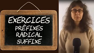 Radical préfixe suffixes  exercices formation des mots 23 [upl. by Harlie]