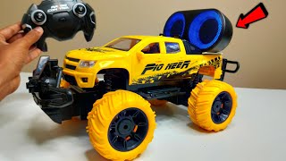 RC Bigfoot DJ Car Vs RC 6X6 Rocket Booster Car Unboxing – Chatpat toy tv [upl. by Dorreg126]