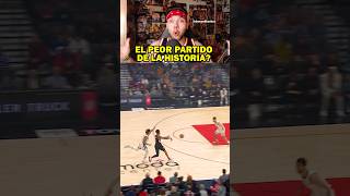 EL PEOR PARTIDO DE LA HISTORIA nba basketball baloncesto [upl. by Kelleher]