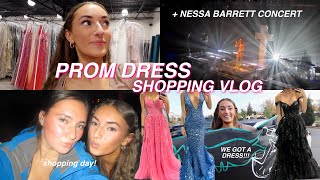 VLOG Prom dress shopping for my sister amp Nessa Barrett concert [upl. by Bucher150]