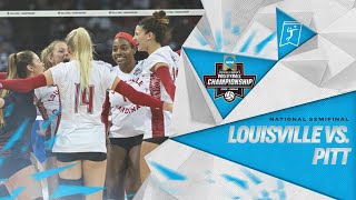 Louisville vs Pitt 2022 NCAA volleyball semifinals highlights [upl. by Reynolds672]