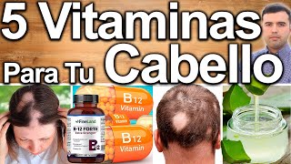 6 VITAMINAS PARA EL CABELLO  Mejores Vitaminas Y Alimentos Para Hacer Crecer Y Evitar La Caida [upl. by Farrish]