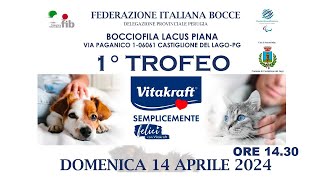 1° Trofeo VITAKRAFT  Bocciofila Lacus Piana [upl. by Sedgewinn]