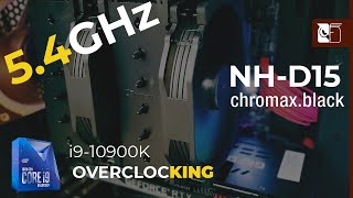 i910900K Overclocked to 54GHz With Air Cooler Noctua NH D15 chromaxblack 4K GAME TEST [upl. by Nolte890]