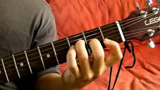 C G Am F Guitar Chord Progression Demonstration [upl. by Fredra542]