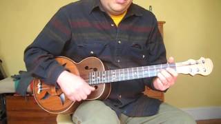 Baritone SixString Resonator Ukulele sample 2 [upl. by Faustina]