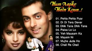 Hum Aapke Hain Koun Movie All Songs  Romantic Song  Salman Khan amp Madhuri Dixit  Evergreen Music [upl. by Maletta]