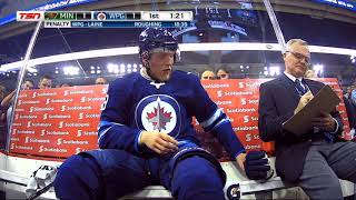 Patrik Laine defends his teammate Scheifele [upl. by Dnomder]