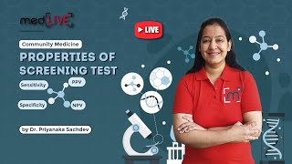 Properties of Screening Test  Sensitivity Specificity PPV NPV Explained by Dr Priyanka Sachdev [upl. by Debbie]