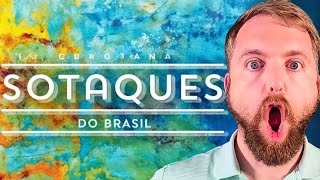 GRINGO REAGE A SOTAQUES BRASILEIROS [upl. by Elokcin188]