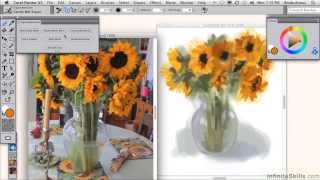 Corel Painter X3 Tutorial  Digital Watercolor [upl. by Jael]