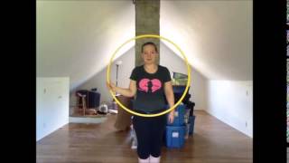 Hoop dance Tutorial Outside Grip Turning Isolation [upl. by Nylyak]