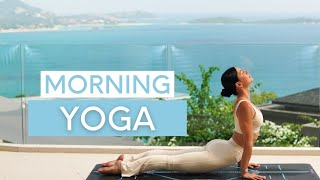 15 MIN MORNING YOGA FLOW  Feel Good Yoga Flow [upl. by Meerak]