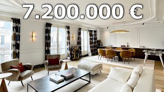 Visite dun appartement dexception à Paris ChampsÉlysées 7200000€ [upl. by Sharona]