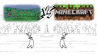 Terraria OST Vs Minecraft OST😈 Epic Battle [upl. by Naek]