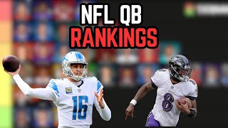 NFL QB RANKINGS [upl. by Rozamond881]