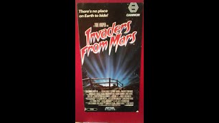 Opening To Invaders From Mars 1986 VHS [upl. by Nunci253]