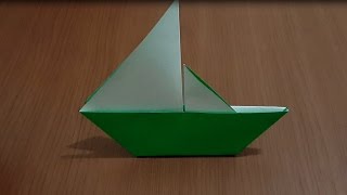 Cara Membuat Origami Perahu Layar Dengan Cepat [upl. by Dor]