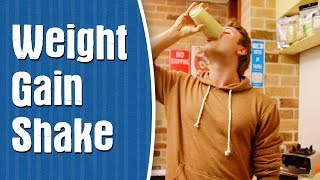 RAW Weight Gain Shake — Weight Gain Shake Recipe for Skinny Guys [upl. by Ecirted354]