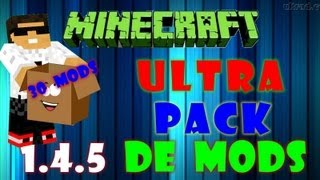 Ultra Pack de Mods  Minecraft 145 30 mods [upl. by Egiarc685]