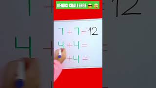 Genius Challenge 🤯🧠maths mathematics genius shorts [upl. by Lahsiv235]