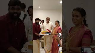 Dhanoosh and Akshaya Engagement video 🤍nepoleon engagement dhanooshakshayaviralshorts actor [upl. by Enerod]