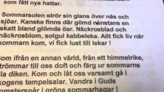 Sommarns dörr står nu på glänt [upl. by Arriat]