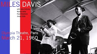 Miles Davis with John Coltrane March 21 1960 Olympia Theatre Paris [upl. by Bravar166]