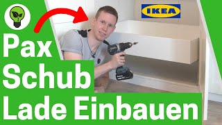 IKEA Pax Schublade Einbauen ✅ TOP ANLEITUNG Wie Komplement Schubladen für Pax Schrank Montieren [upl. by Obla]