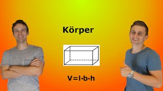 Körper  Würfel Quader Teil 1 mit AufgabenLösung [upl. by Donella141]