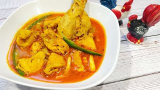 Achari Chicken  Easy Weeknight Chicken Curry  No toasting of spices or grinding [upl. by Wilkens]