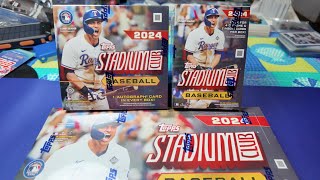 2024 Topps Stadium Club Baseball Hobby  Compact  Blaster [upl. by Waterer]