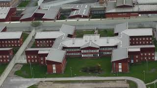 Hmp Wymott and Hmp Garth drone flyover footage [upl. by Annaid781]