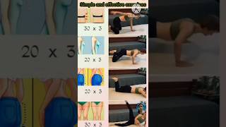 Simple amp Effective Exercises For Lazy People  Youtube Shorts [upl. by Bernette]