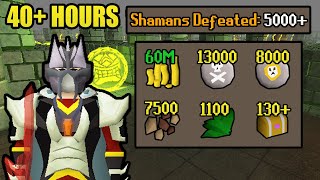 40 Hours of Lizardman Shamans  UIM Collection Log Completionist 39 OSRS [upl. by Anjali]