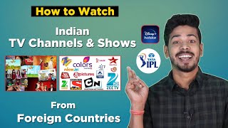 How To Watch Indian TV Channels Online Outside India  Watch Indian TV Shows from Foreign Countries [upl. by Atekram]