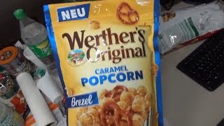 Werthers Original Caramel Popcorn Brezel Test [upl. by Garnes]