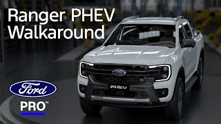 Ford Ranger PlugIn Hybrid Walkaround [upl. by Drofub]