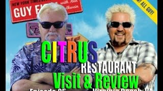 Diners DriveIn amp Dives  Citrus Restaurant Review Episode 85 [upl. by Jowett]