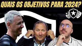 QUAIS OS OBJETIVOS DO BOTAFOGO PARA TEMPORADA DE 2024 TÍTULO É OBRIGAÇÃO PARA O ANO QUE VEM [upl. by Glyn]