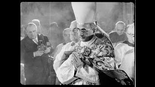 Pope Paul VI Consecrates Rebuilt Abbey of Monte Cassino 1964 HD [upl. by Dur]