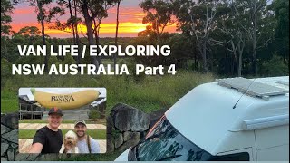 VAN LIFE  WALCHA  CRESCENT HEAD  COFFS HARBOUR  SCOTTS HEAD  NUMBUCCA URUNGA NSW AUS Part 4 [upl. by Larual]